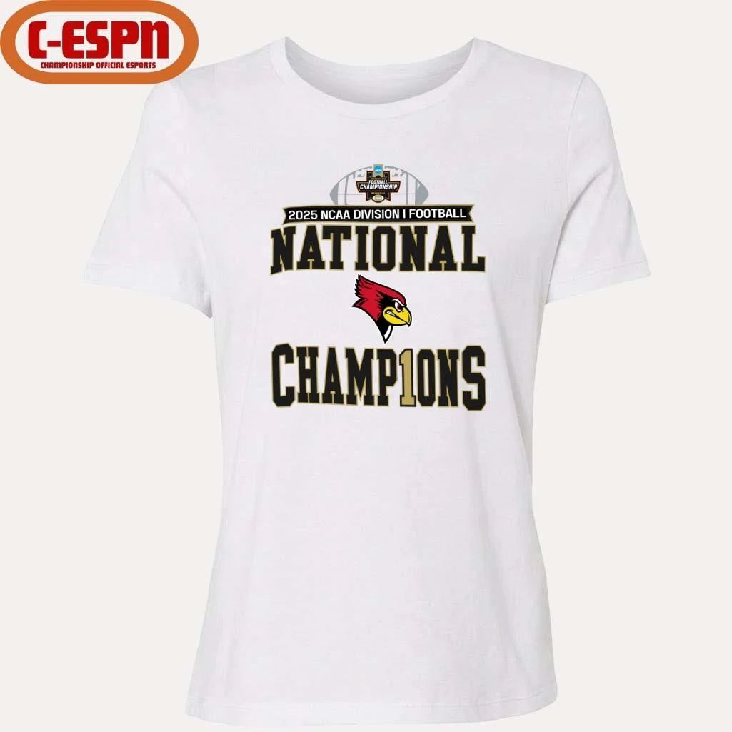 Illinois State Redbirds 2025 NCAA DI Football National Champions Locker Room T-Shirt