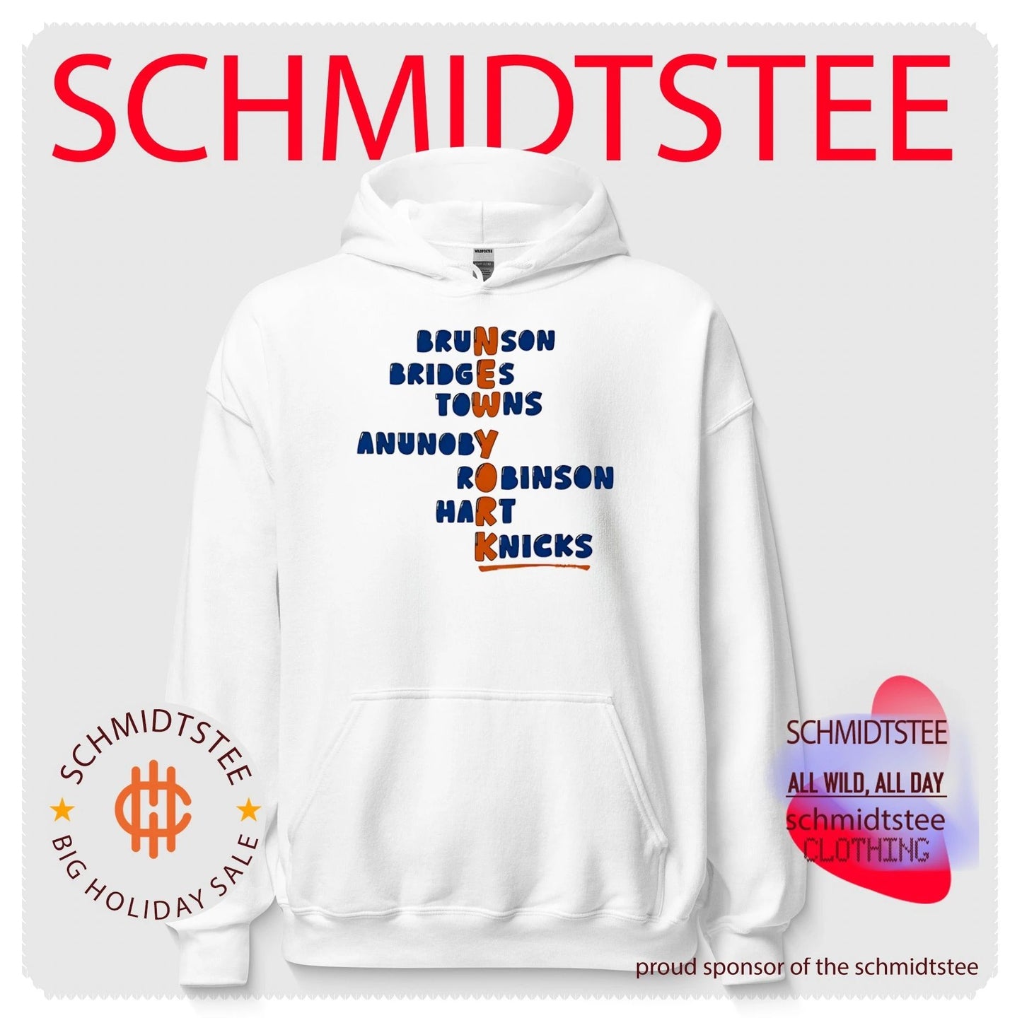 New York Knicks players name as team name shirt