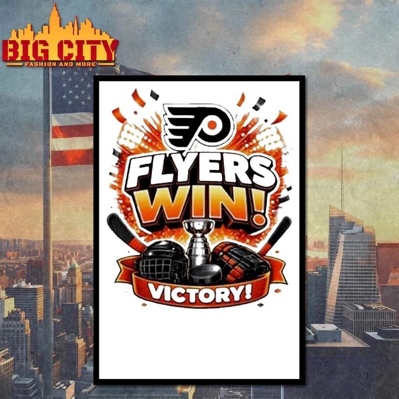 Premium Philadelphia Flyers win victory ICE HOCKEY Shirt