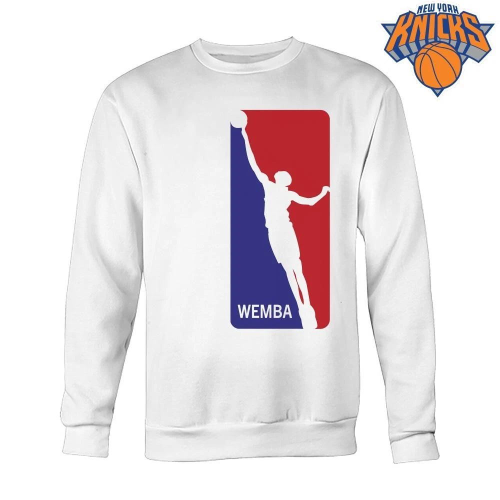 Victor Wembanyama Wemba NBA Logo Silhouette San Antonio Basketball T Shirt