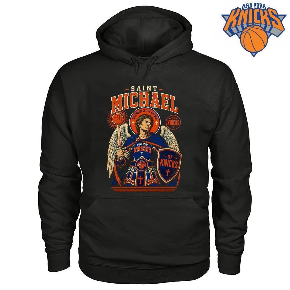 Saint Michael Of Knicks Defender Of The Garden Shield New York Knicks NBA Champions 2026 Shirt
