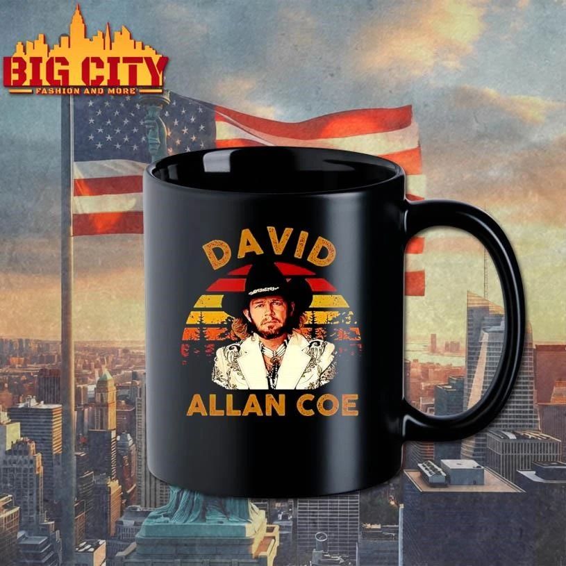Original David Allan Coe Vintage Sunset Country Music Shirt
