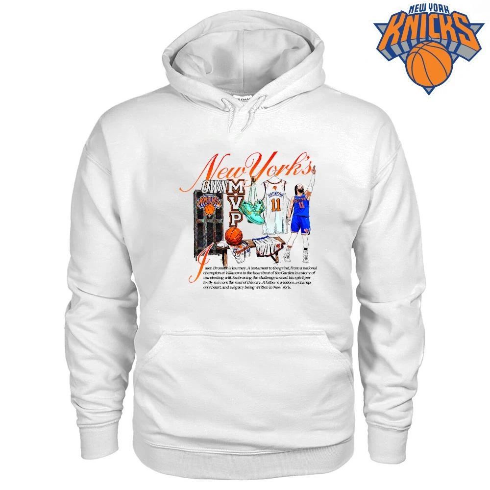New York Knicks Champions NBA 2026 Jalen Brunson New Yorks Own MVP Locker Room Shirt