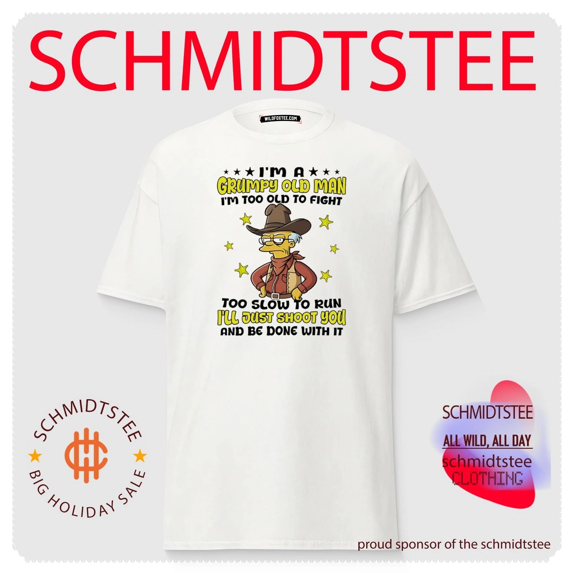 I’m a grumpy old man I’m too old to fight Abraham Simpson shirt