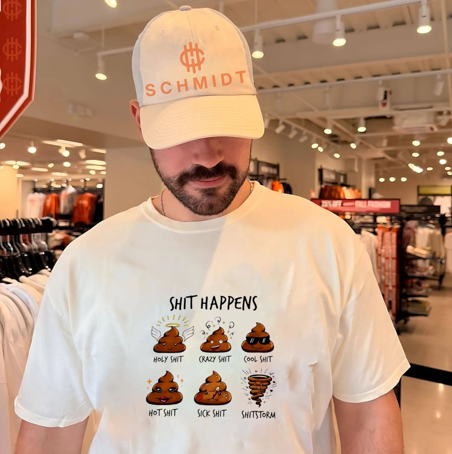Shit happens holy shit crazy cool shit hot shit sick shit shitstrorm shirt