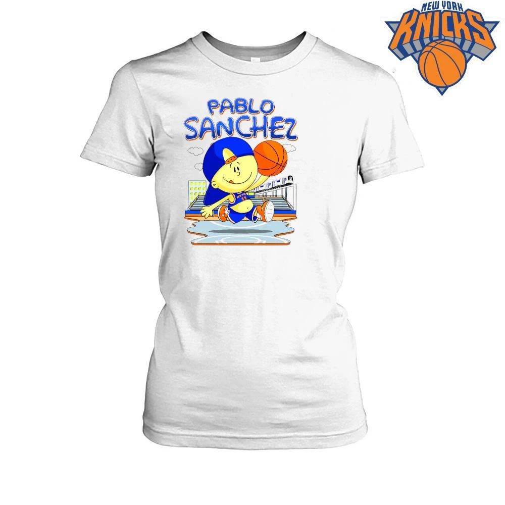 Pablo Sanchez Secret Weapon New York Basketball Vintage Cartoon Style Shirt