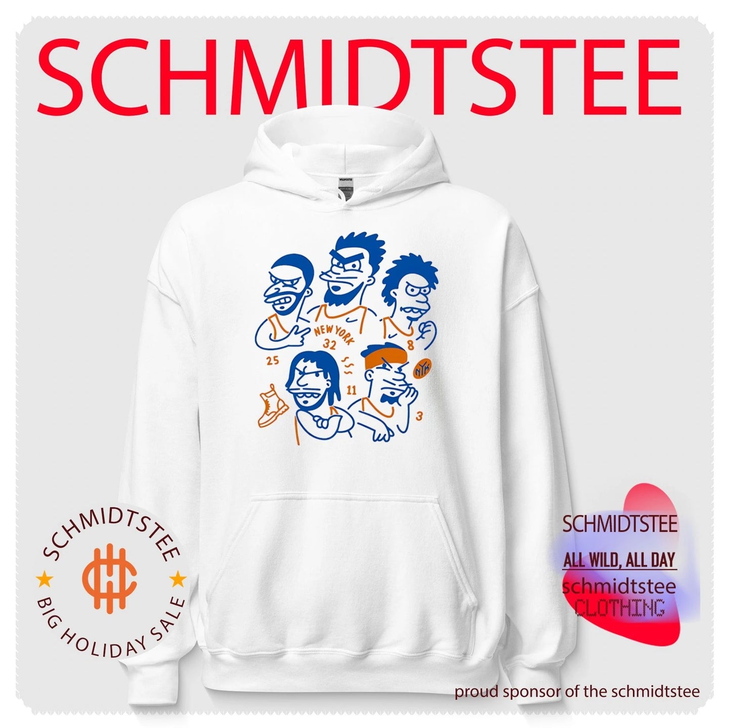 New York Knicks The Simpsons team members cartoon style shirt