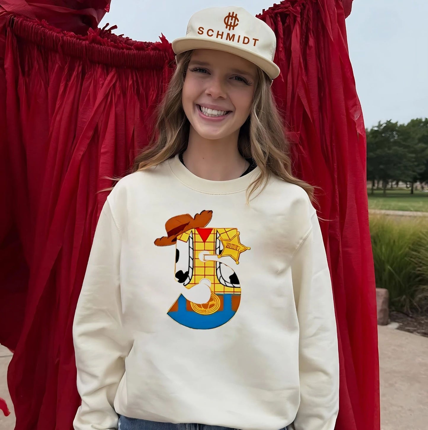 Toy Story Woody Sheriff Number 5 shirt