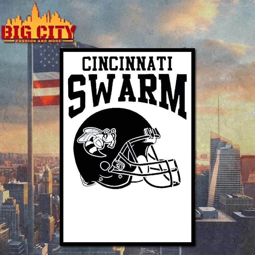 Cincinnati Swarm Hornet Swarm Attack Football Vintage 2026 logo helmet Shirt