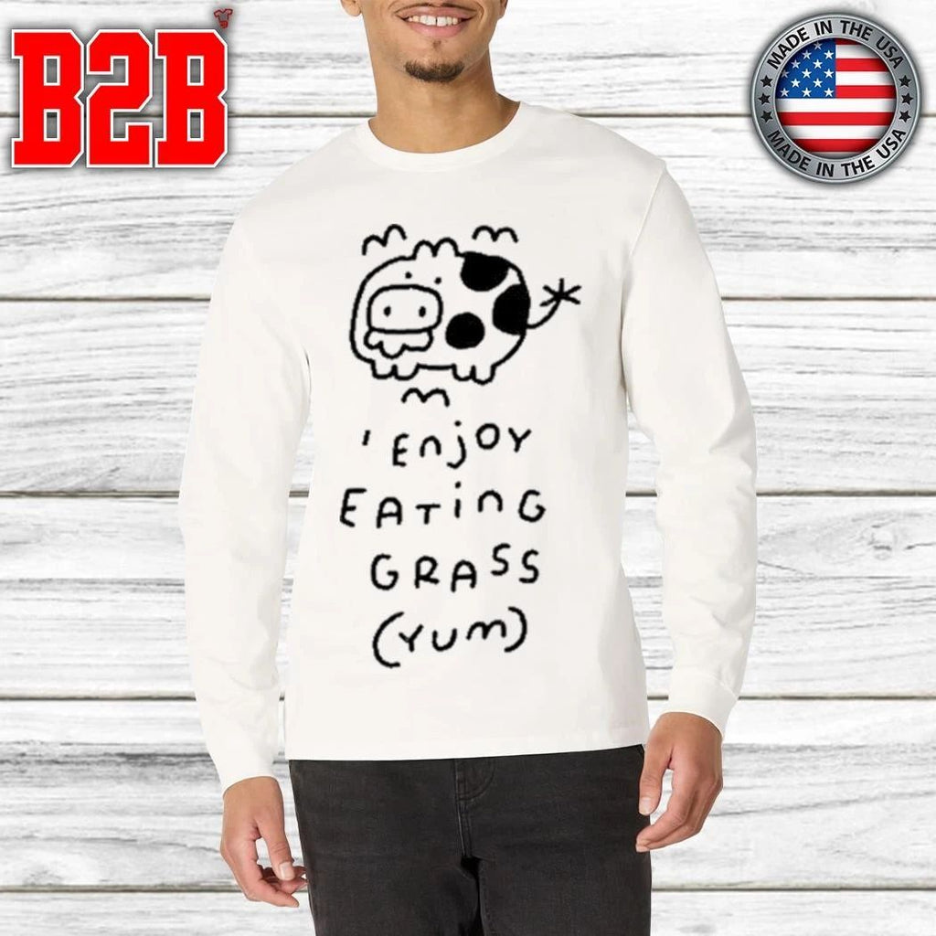 Momodraws Enjoy Eating Grass Yum Shirt