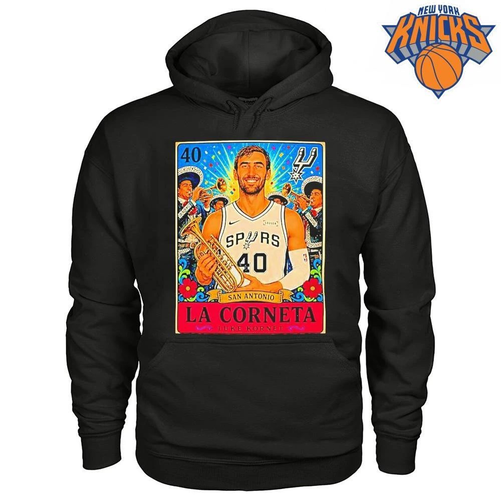Luke Kornet San Antonio Spurs Nba 40 La Corneta Card Shirt