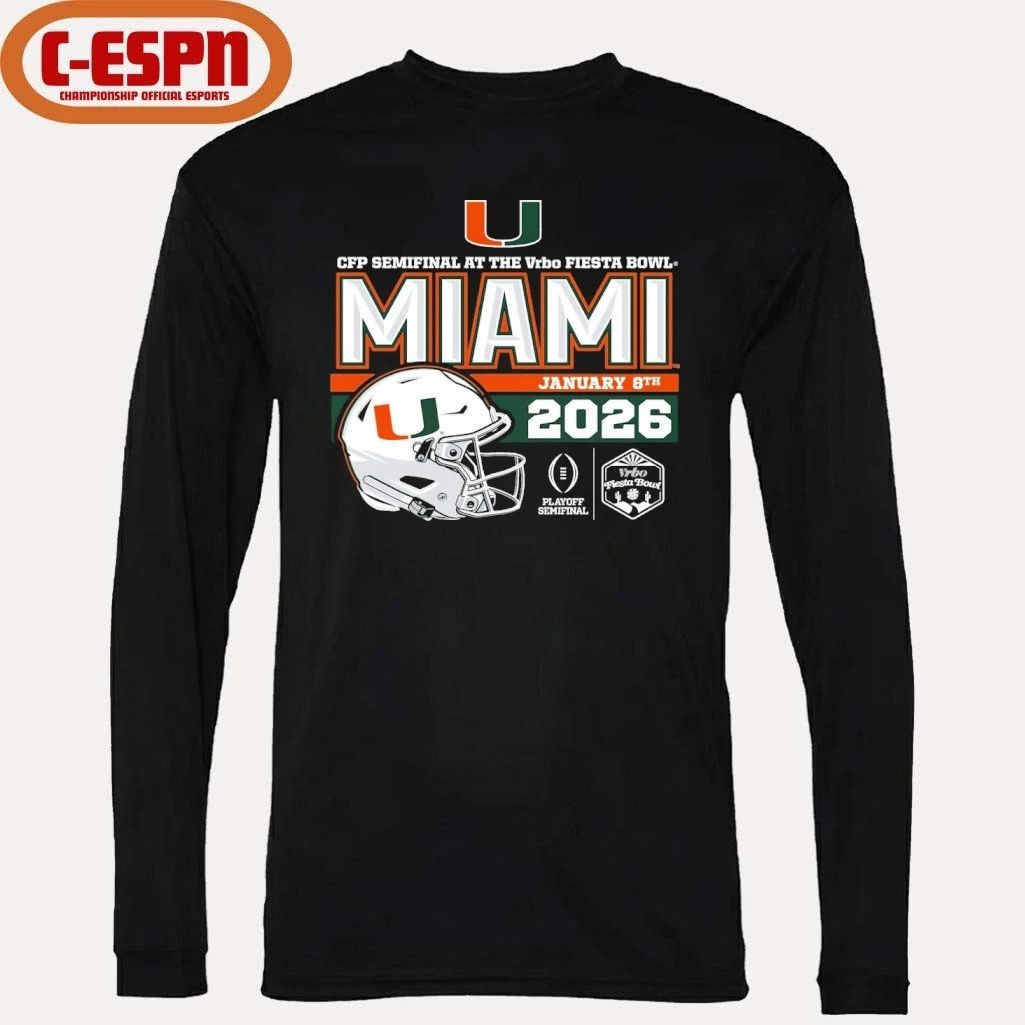 Miami Hurricanes CFP Semifinal At The Vrbo Fiesta Bowl Double Take Shirt