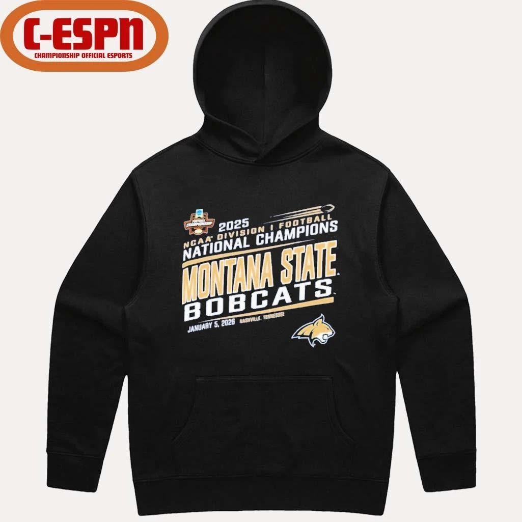 Montana State Bobcats 2025 NCAA FCS Football National Champions T-Shirt