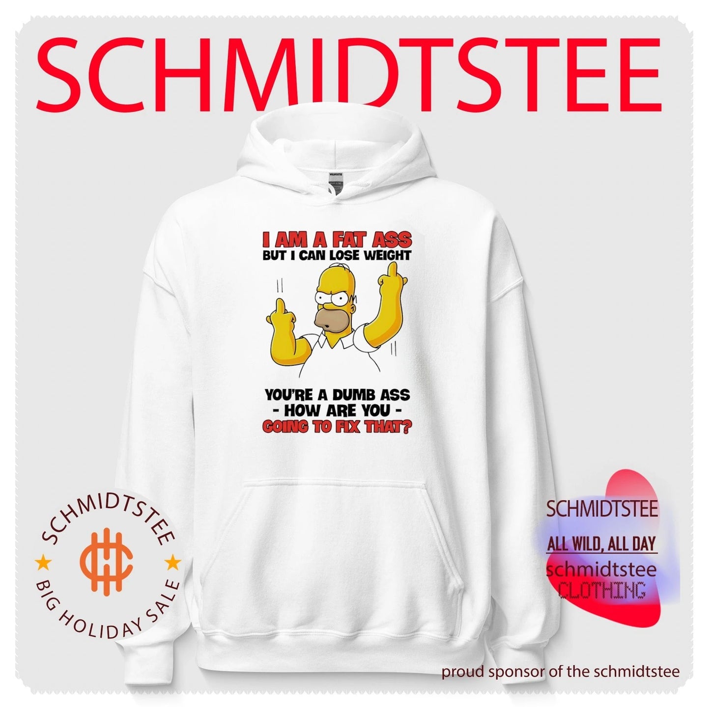 I am a fat ass but I can lose weight you’re a dumb ass how are you Simpson middle finger shirt