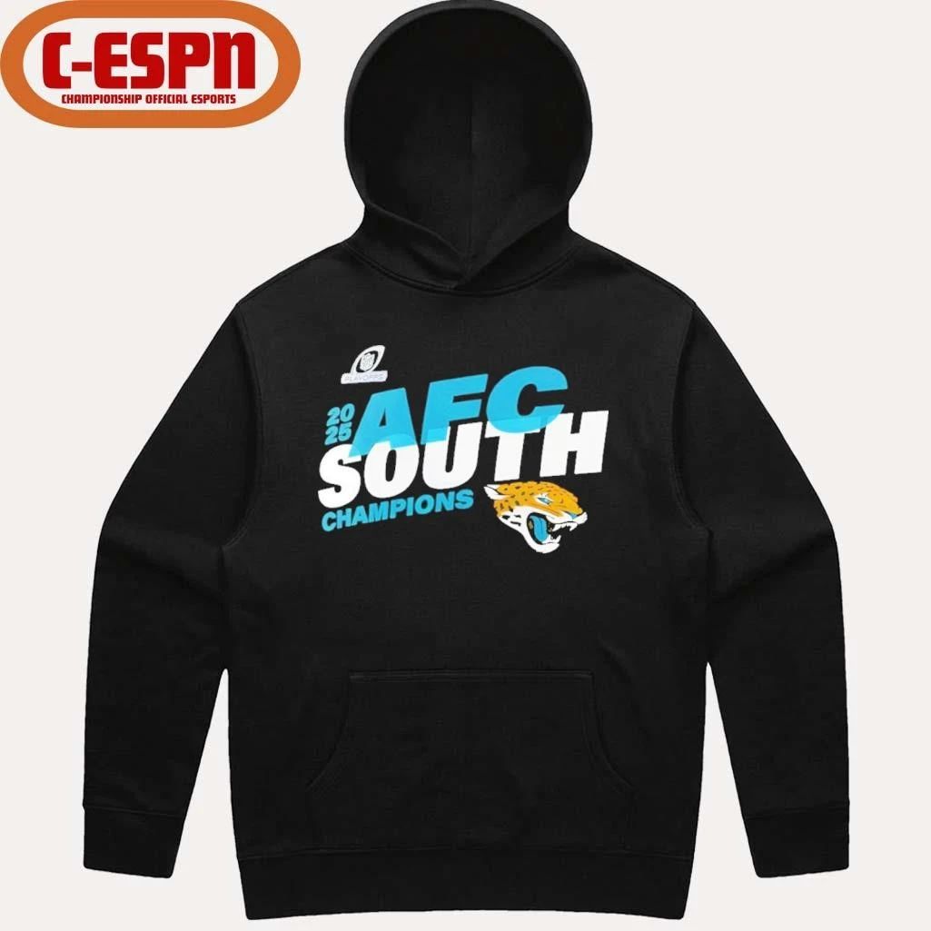 Jacksonville Jaguars 2025 AFC South Division Champions Conquer T-Shirt