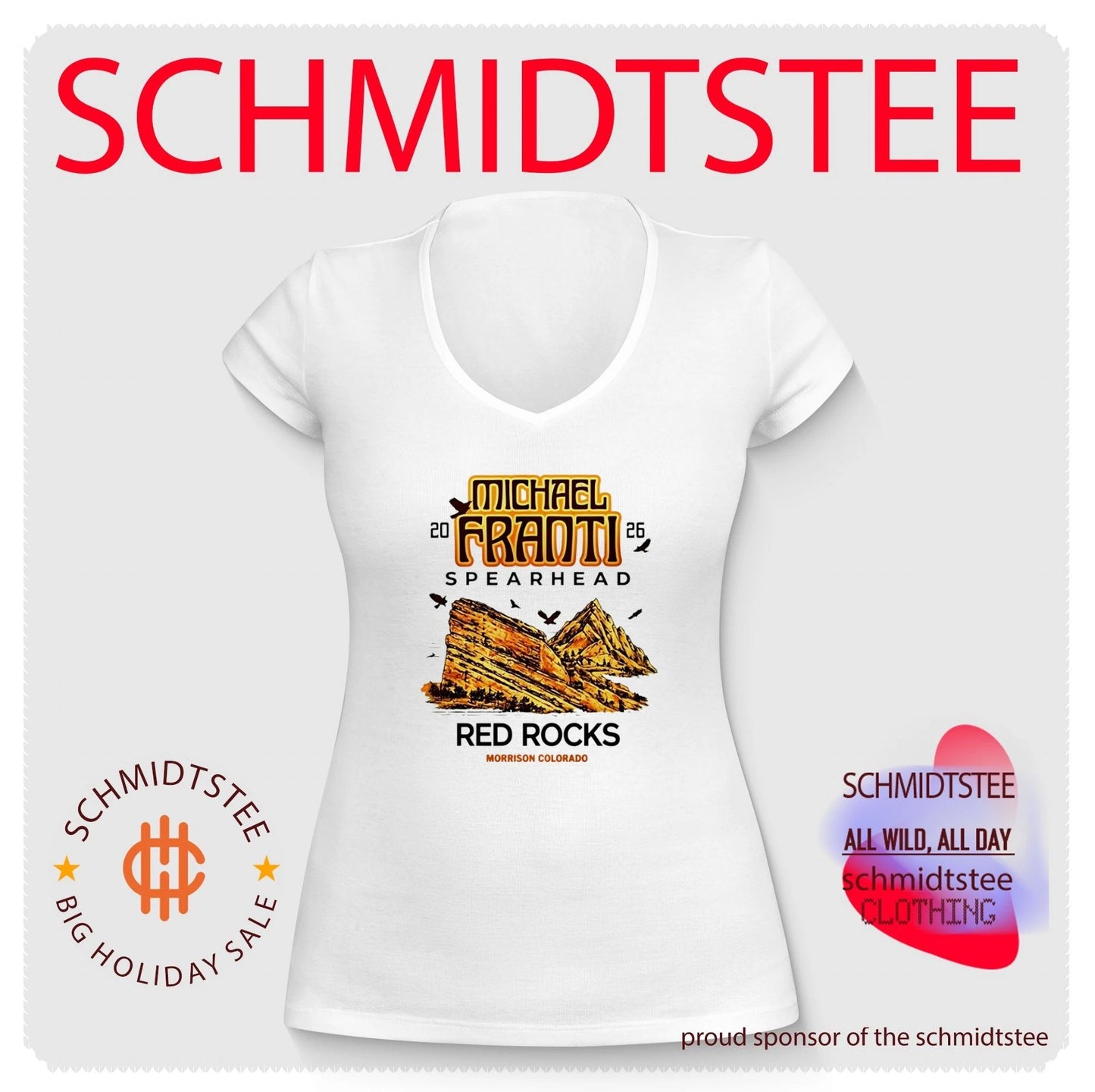 Michael Franti Morrison 2026 Red Rocks Amphitheatre Shirt