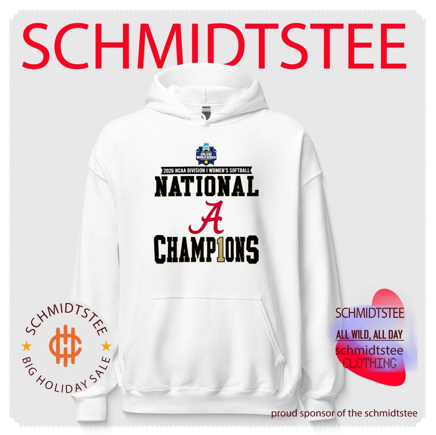 Alabama Crimson Tide 2026 NCAA Softball Women’s College World Series Champions shirt