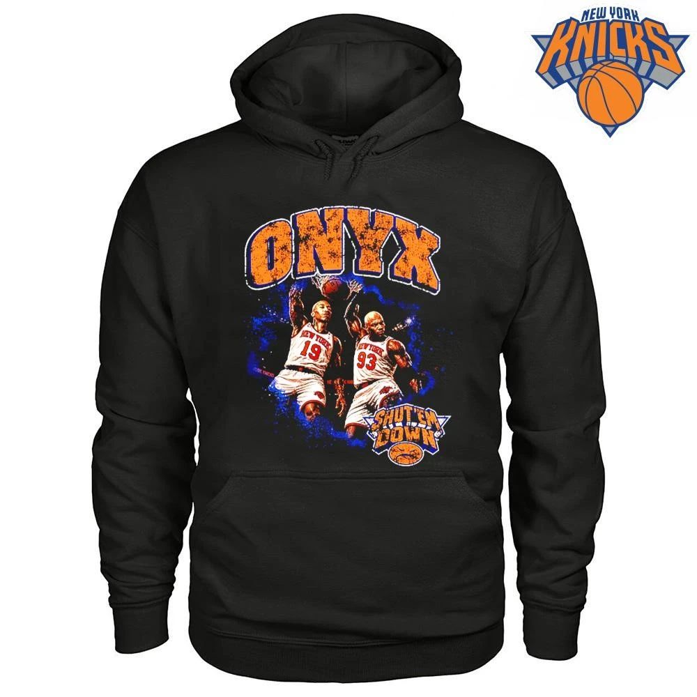 New York Knicks Onyx Shut Em Down NBA Finals 2026 Graphic T Shirt