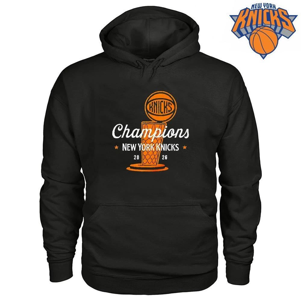 New York Knicks Champions 2026 trophy basketball Shirt