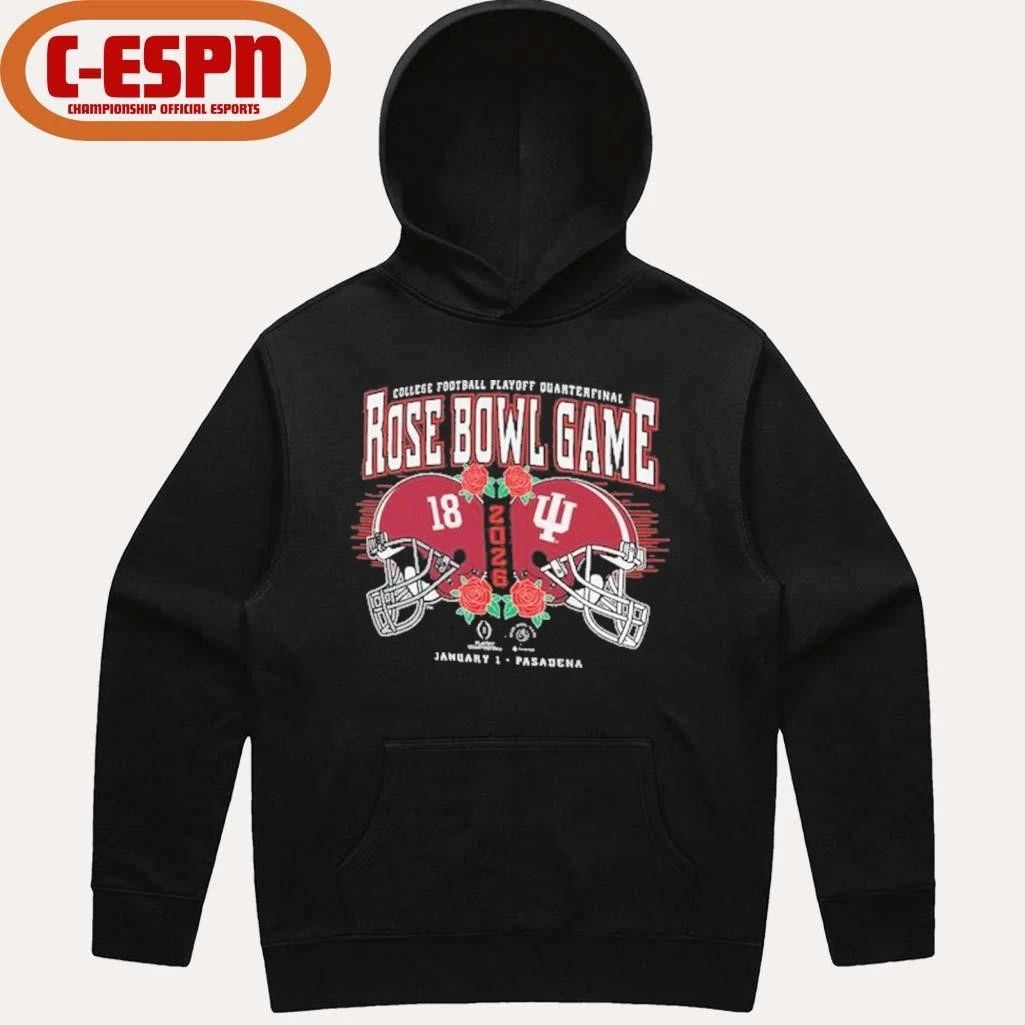 Indiana Football 2026 Rose Bowl Head to Head Helmet At alabama Crimson tide shirt