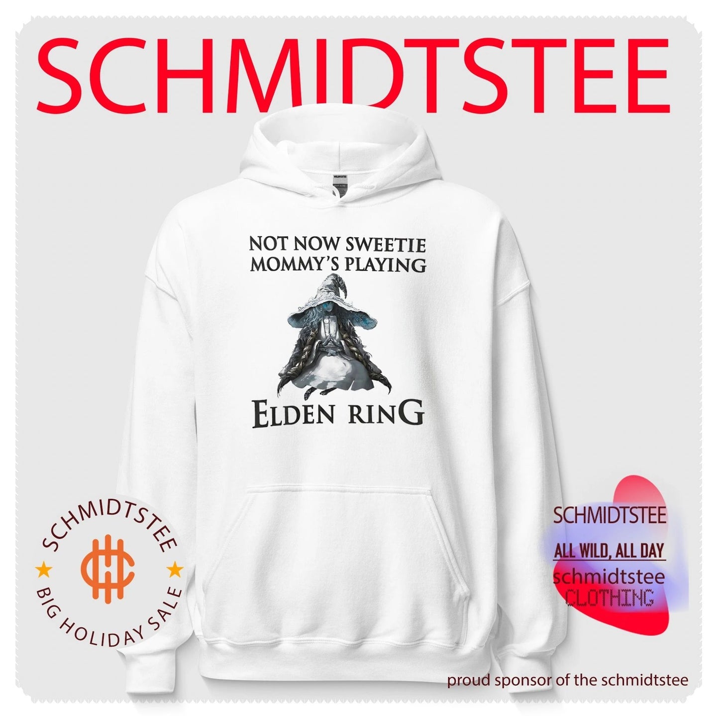 Not now sweetie mommy’s playing Elden Ring illustration shirt