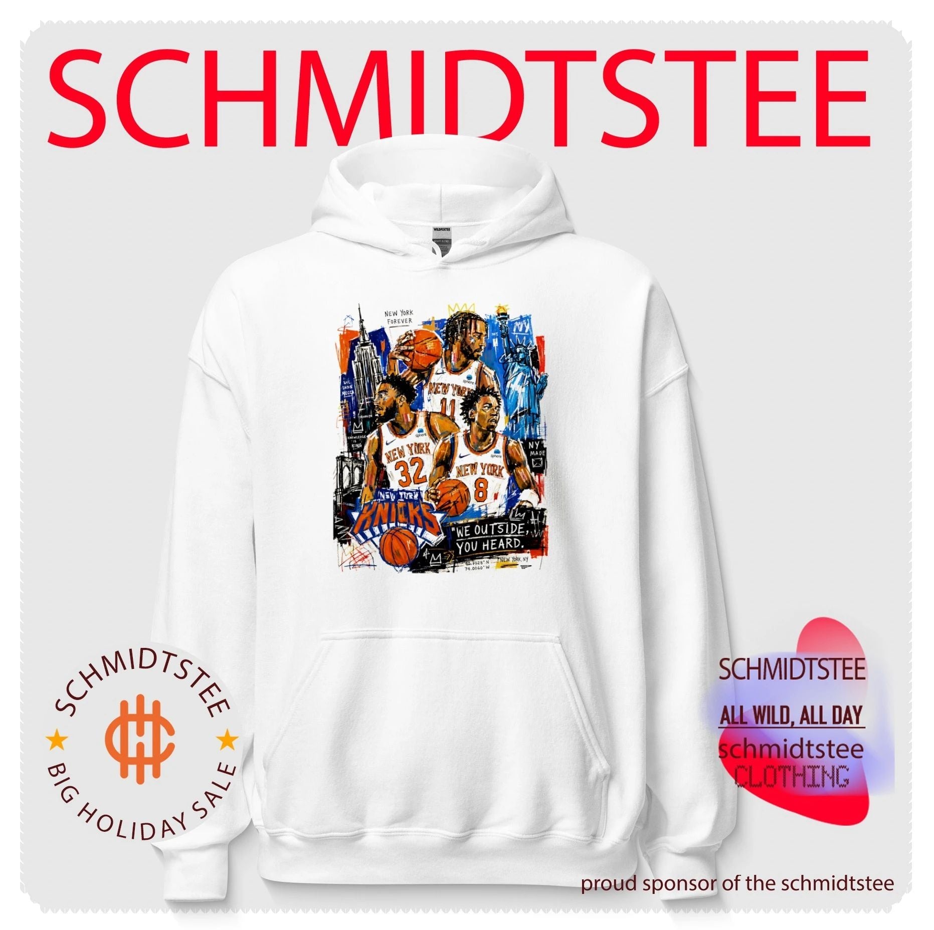 Ny Knicks we outside you heard paint shirt