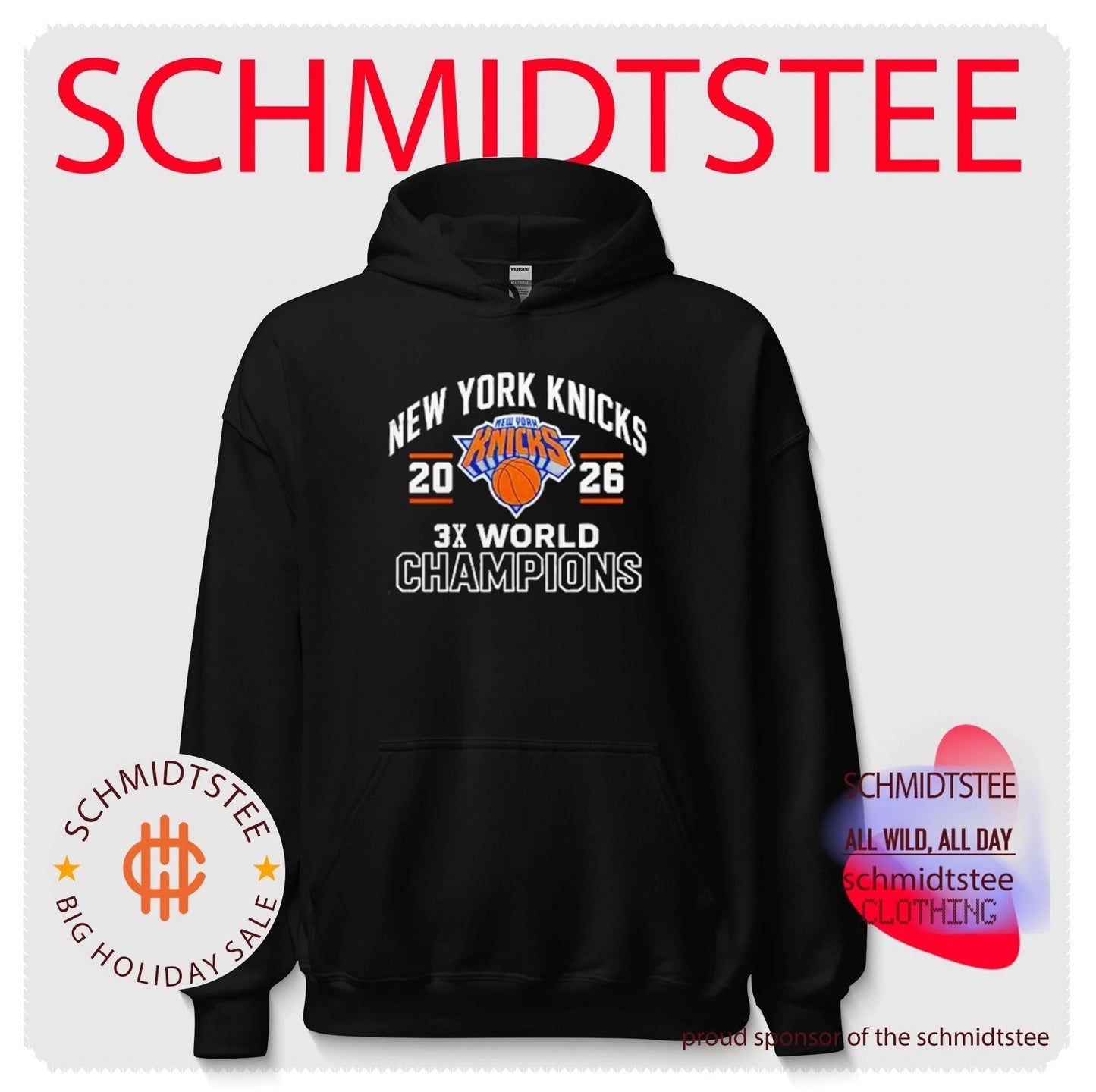 New York Knicks 2026 3x NBA World Champions T-Shirt