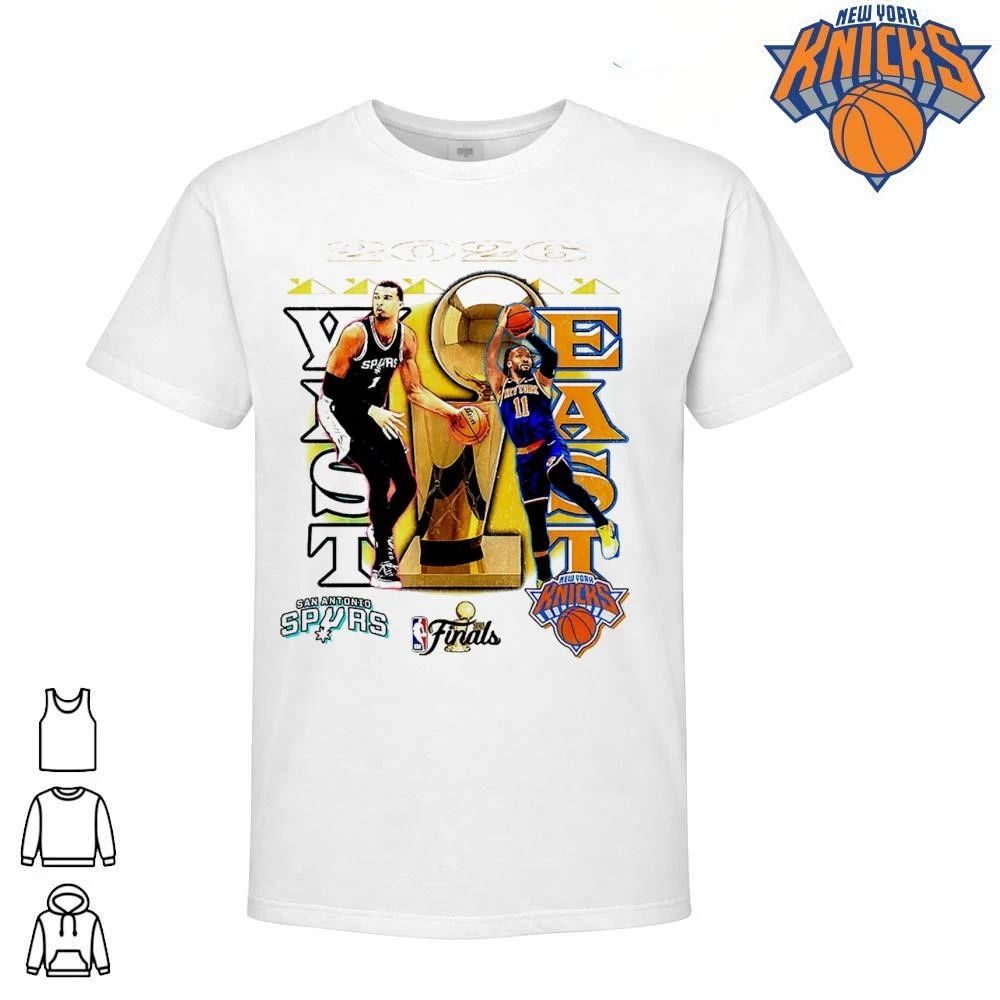Victor Wembanyama San Antonio Spurs and Jalen Brunson New York Knicks NBA Finals 2026 shirt