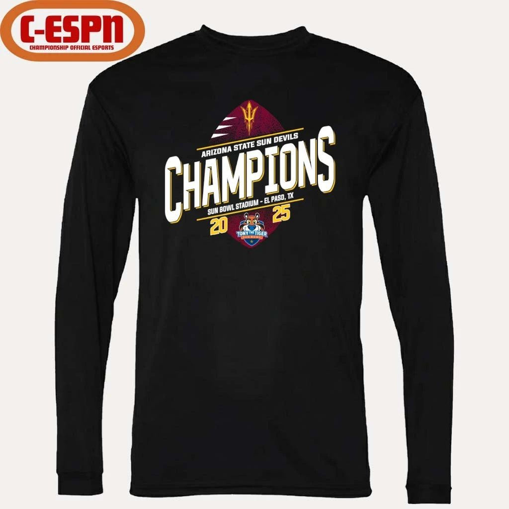 Arizona State Sun Devils Tony The Tiger Sun Bowl Champions T-shirt