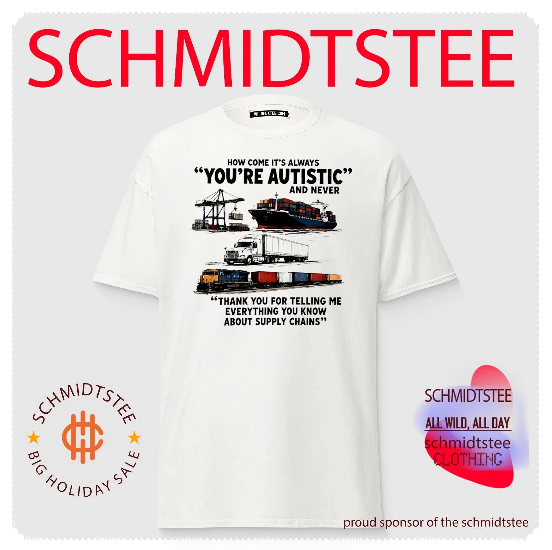 How come it’s always you’re autistic and never shirt