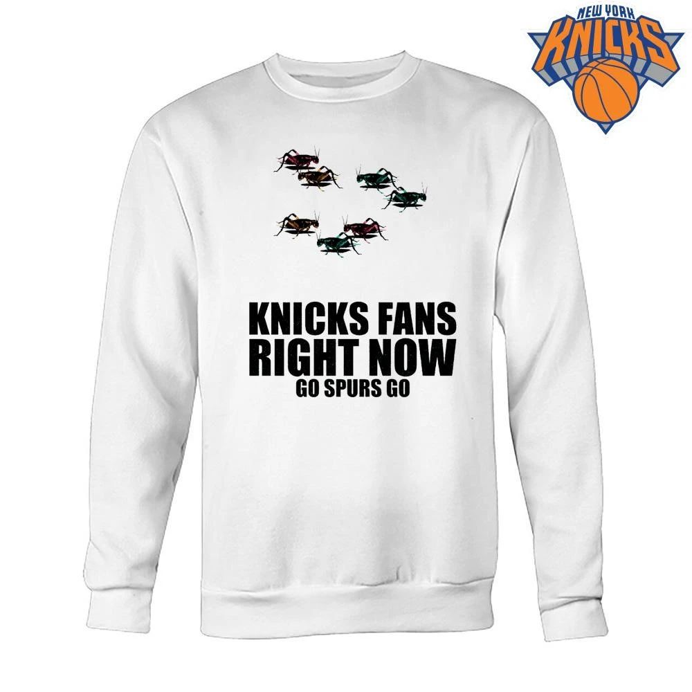 New York Knicks Fans Right Now Go Spurs Go Crickets Meme NBA Finals 2026 Shirt