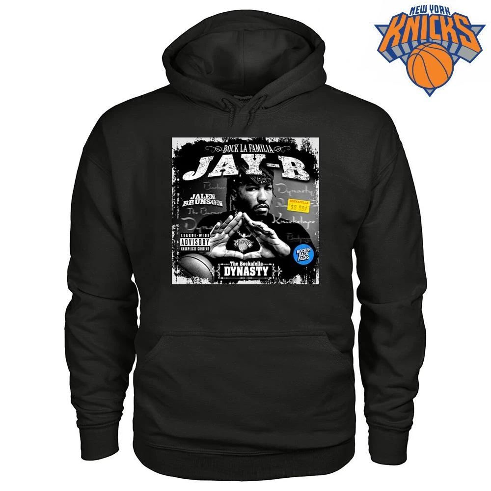 Jalen Brunson Jay B Bock La Familia The Bockafella Dynasty New York Knicks NBA Finals 2026 shirt