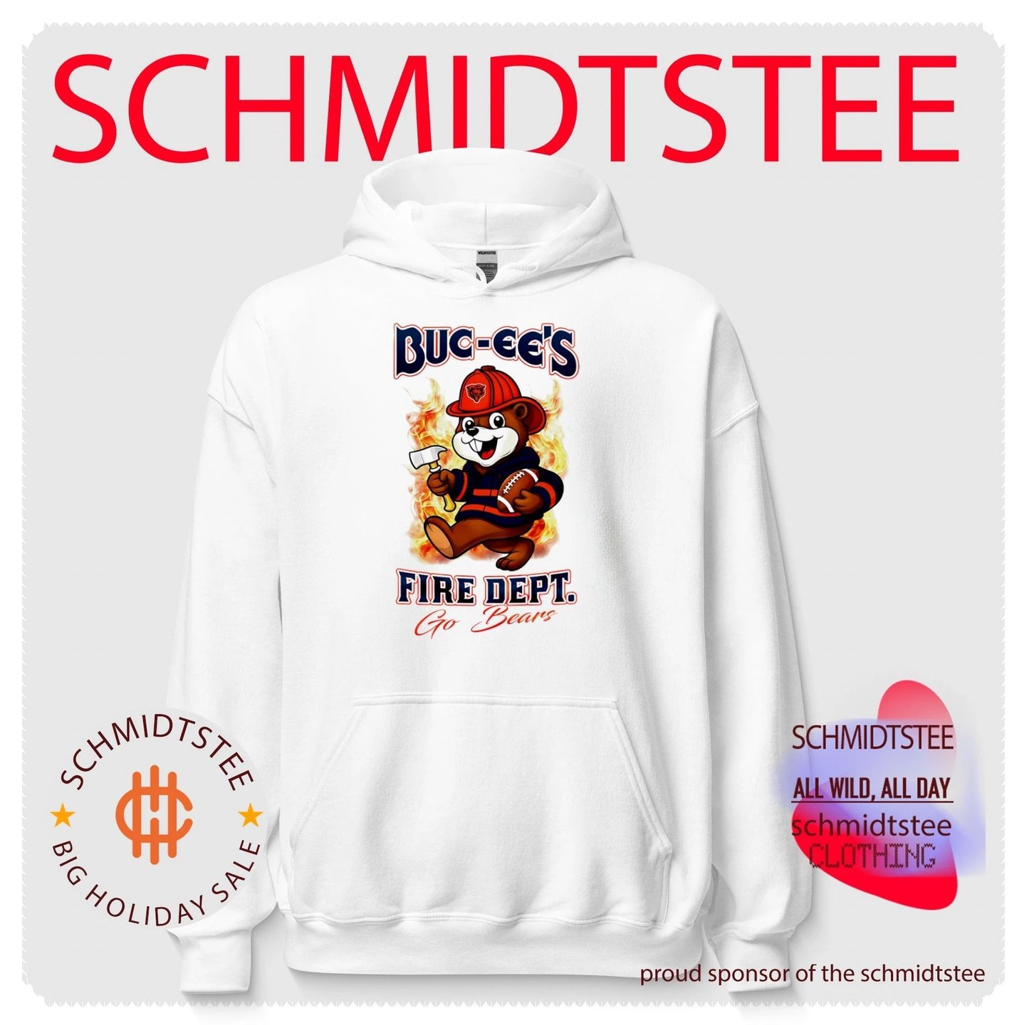 Chicago Bears Buc-Ee’s Fire Dept go Bears Firefighter Strong shirt