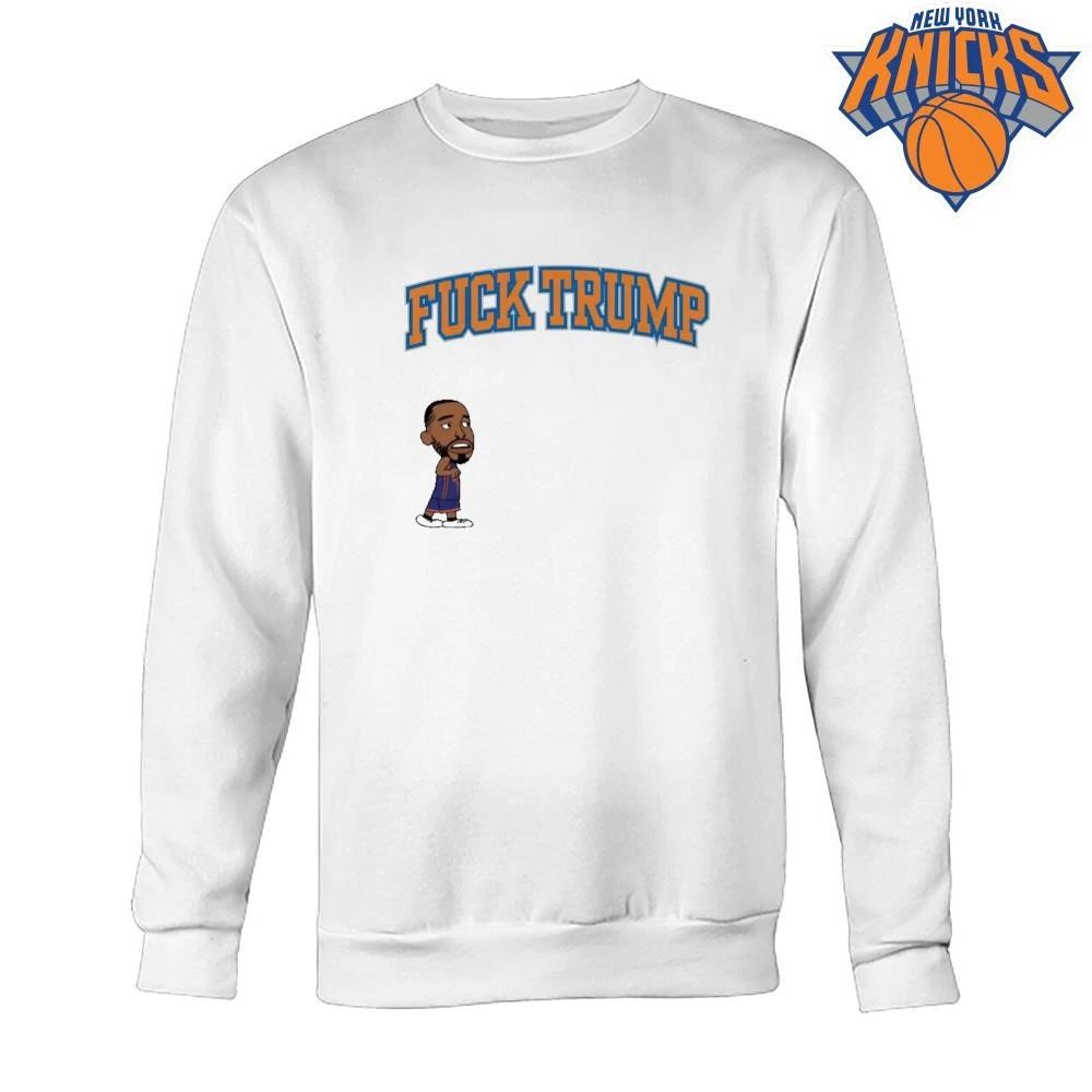 Mikal Bridges New York Knicks Fuck Trump Anti Donald Trump NBA Finals 2026 Shirt