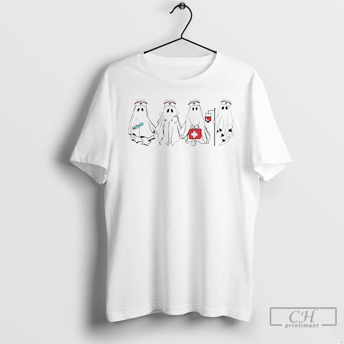 Premium Halloween Nurse Ornaments T Shirts