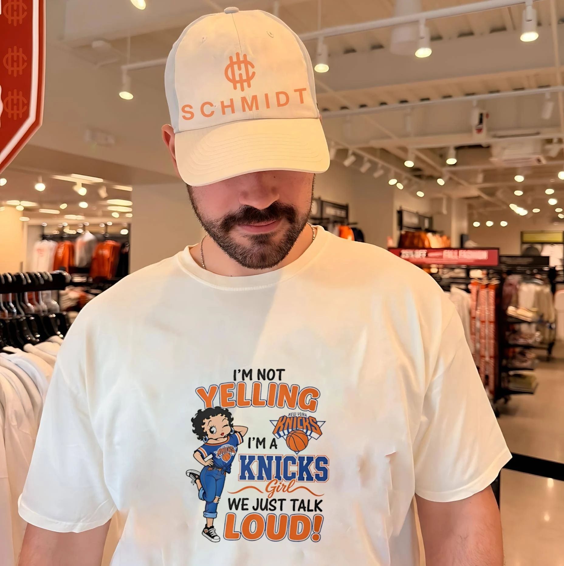 I’m not yelling I’m a New York Knicks girl we just talk loud shirt