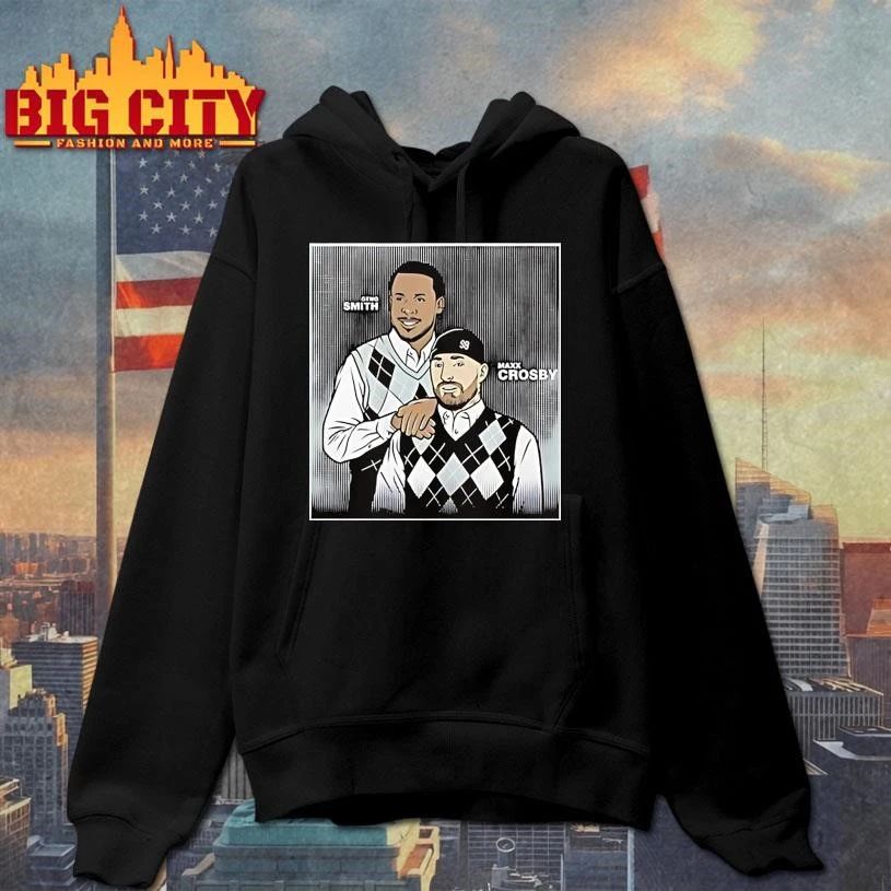 Raiders Geno Smith And Maxx Crosby Family Portrait Shirt
