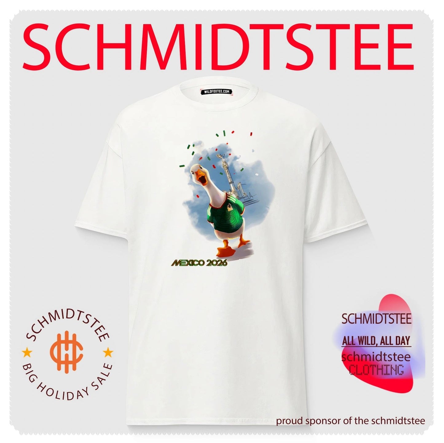 Goose Mascot Mexico 2026 Shirt