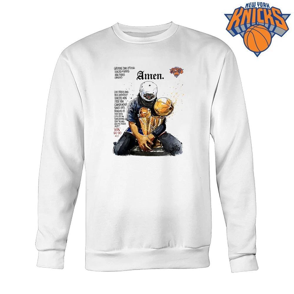 New York Knicks Champions NBA 2026 Joey Paints Jalen Brunson Finals MVP Basketball Shirt