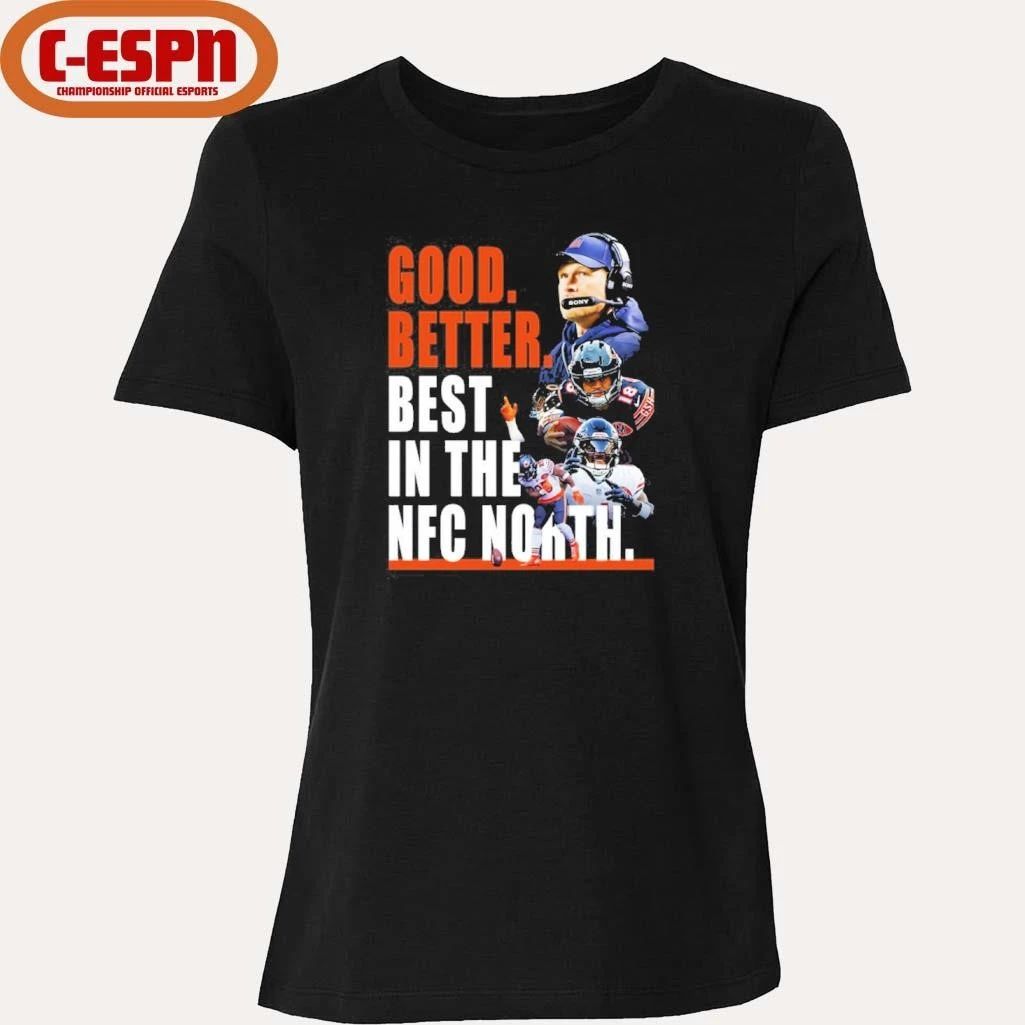 Chicago Bears Good Better Best In The NFC North Champs Shirt