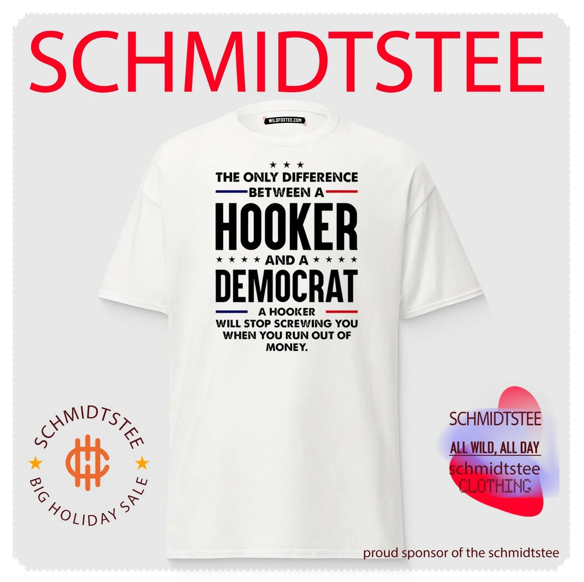 The only difference between a hooker shirt