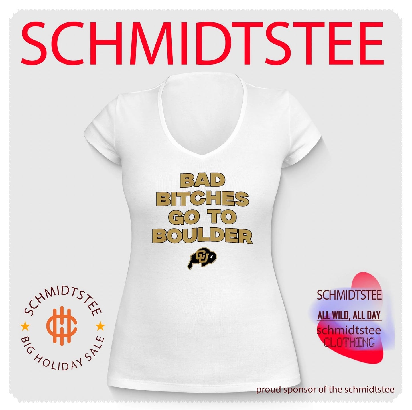 Colorado Buffaloes Bad bitches go to boulder shirt