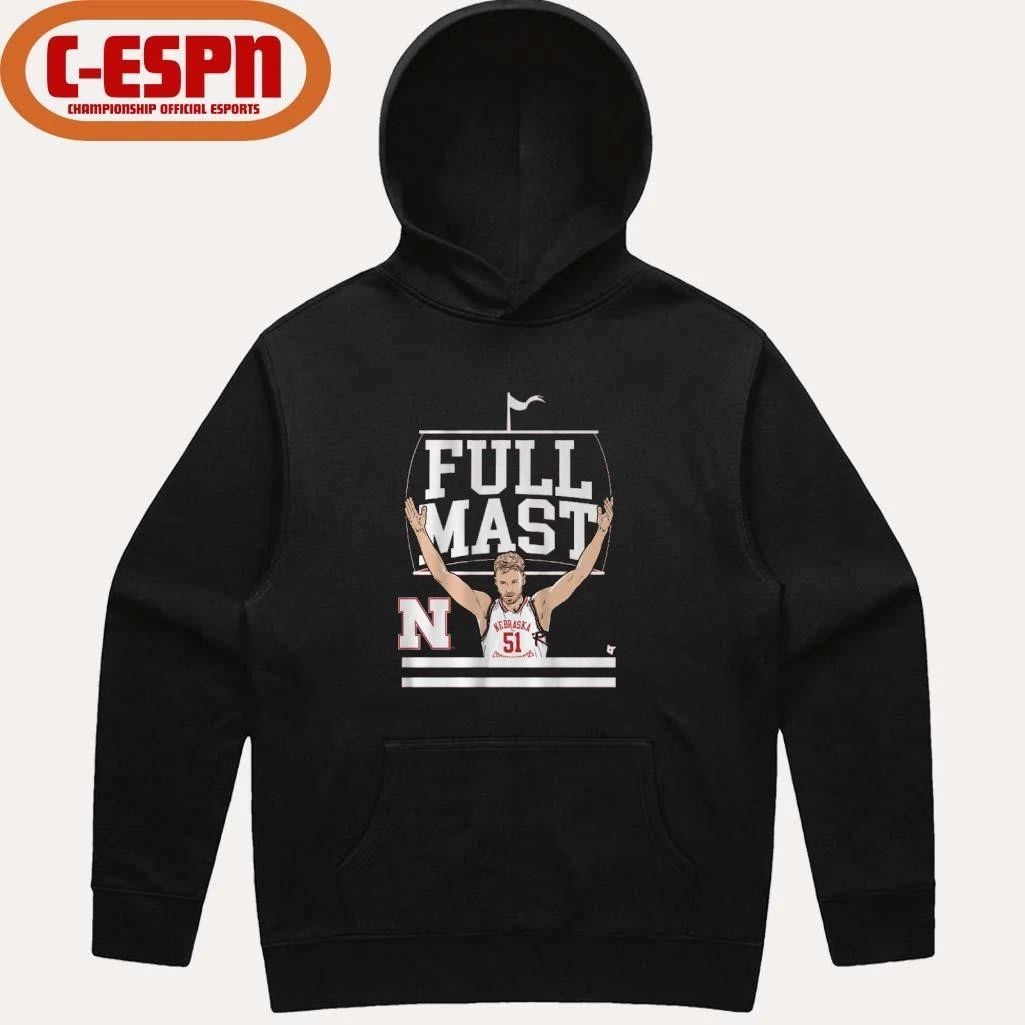 Nebraska Basketball Rienk Mast Full Mast Shirt