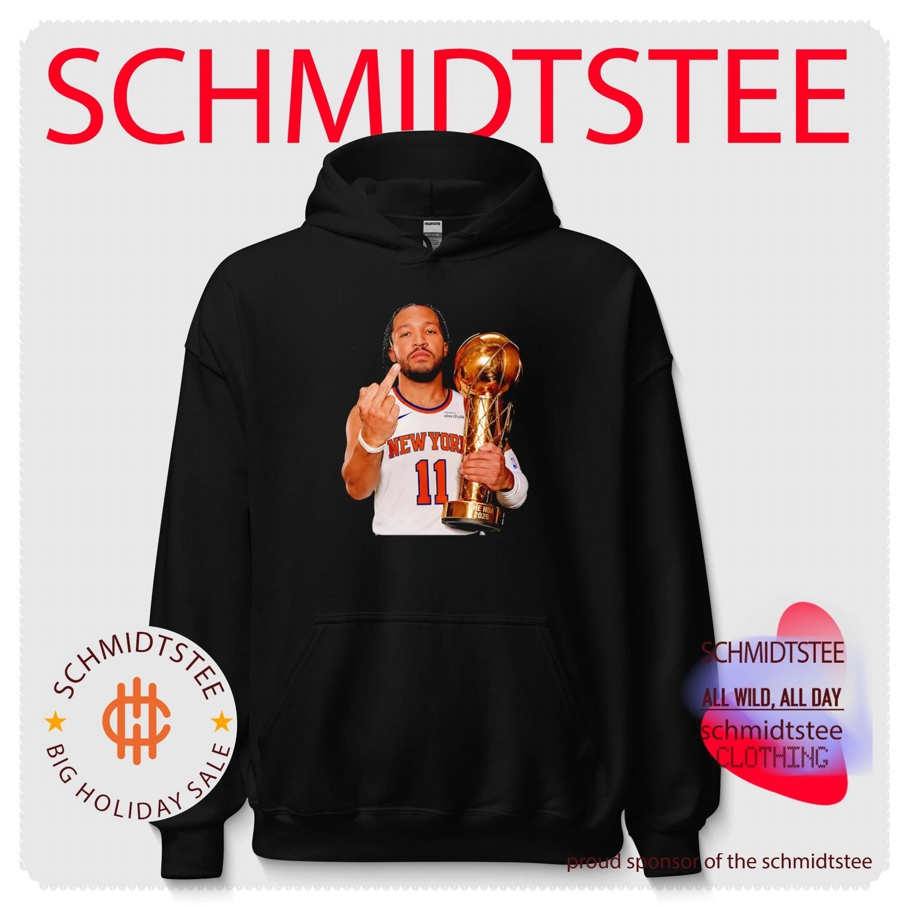 New York Knicks Jalen Brunson middle finger shirt
