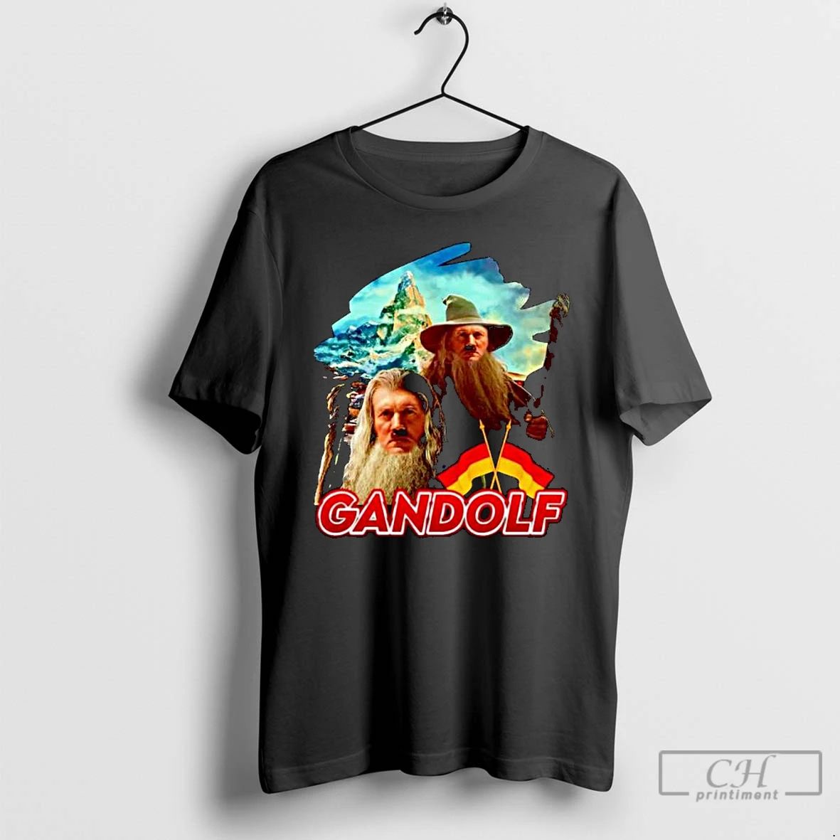 Premium Gandolf Gandalf X Adolf Hitler Ornaments T Shirts