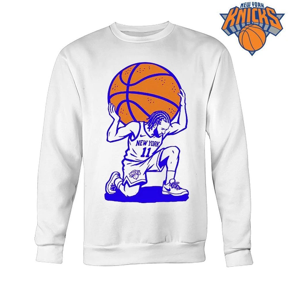 New York Knicks Jalen Brunson 11 Atlas Basketball Graphic Art NBA Finals 2026 Shirt
