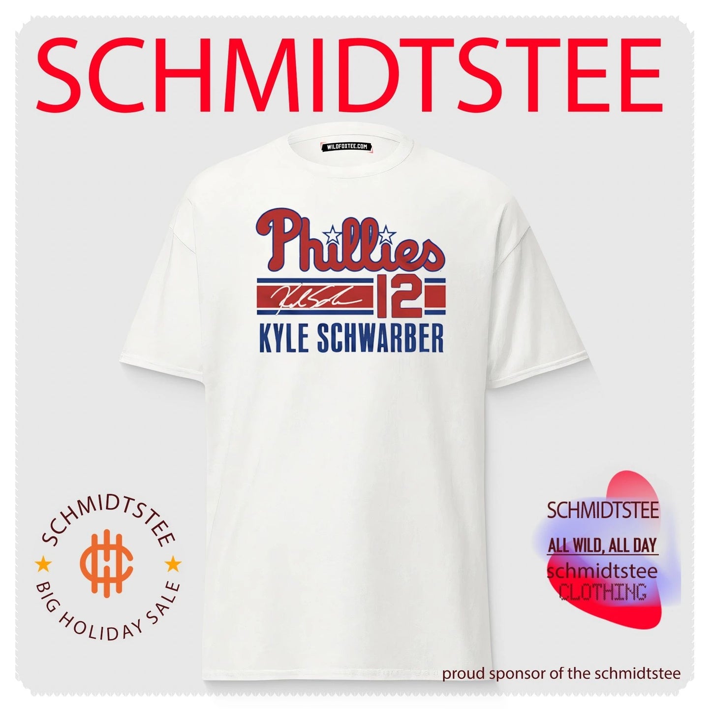 Philadelphia Phillies Kyle Schwarber Signature Name & Number shirt
