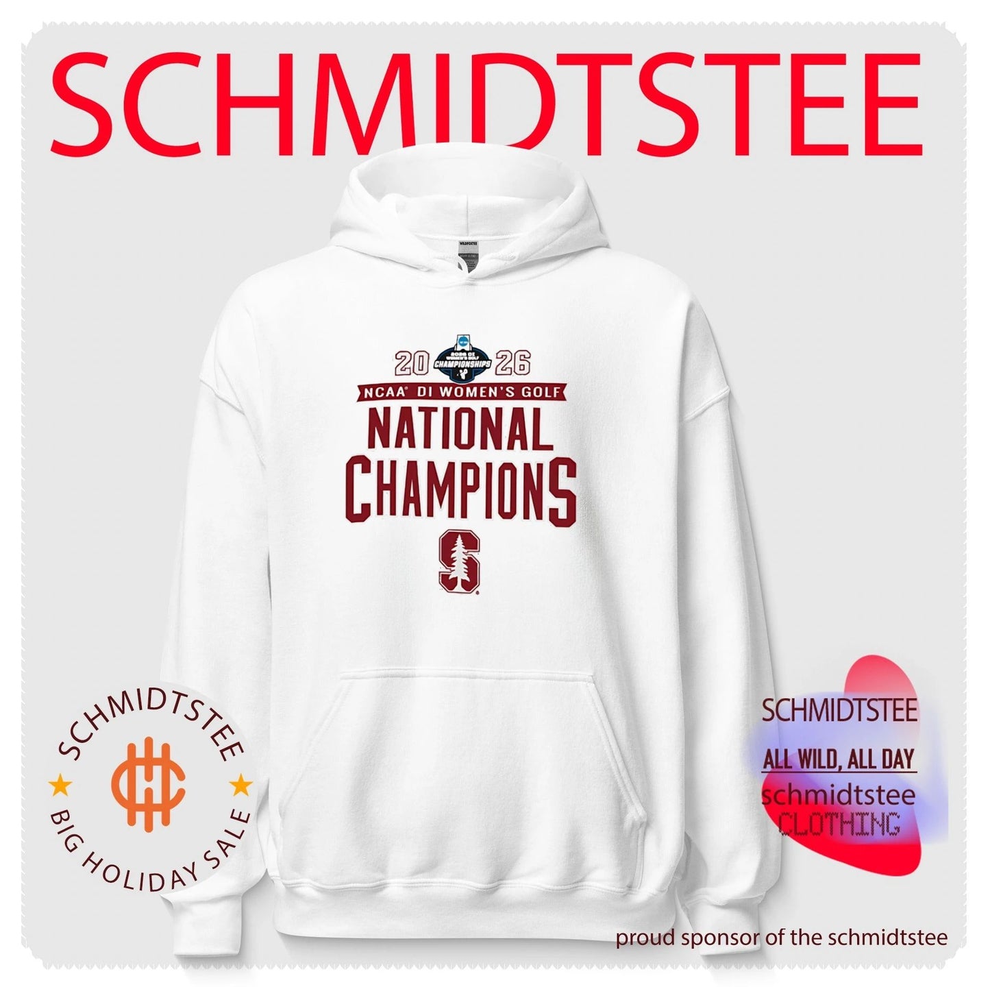 Stanford Cardinal 2026 NCAA Women’s Golf National Champions shirt