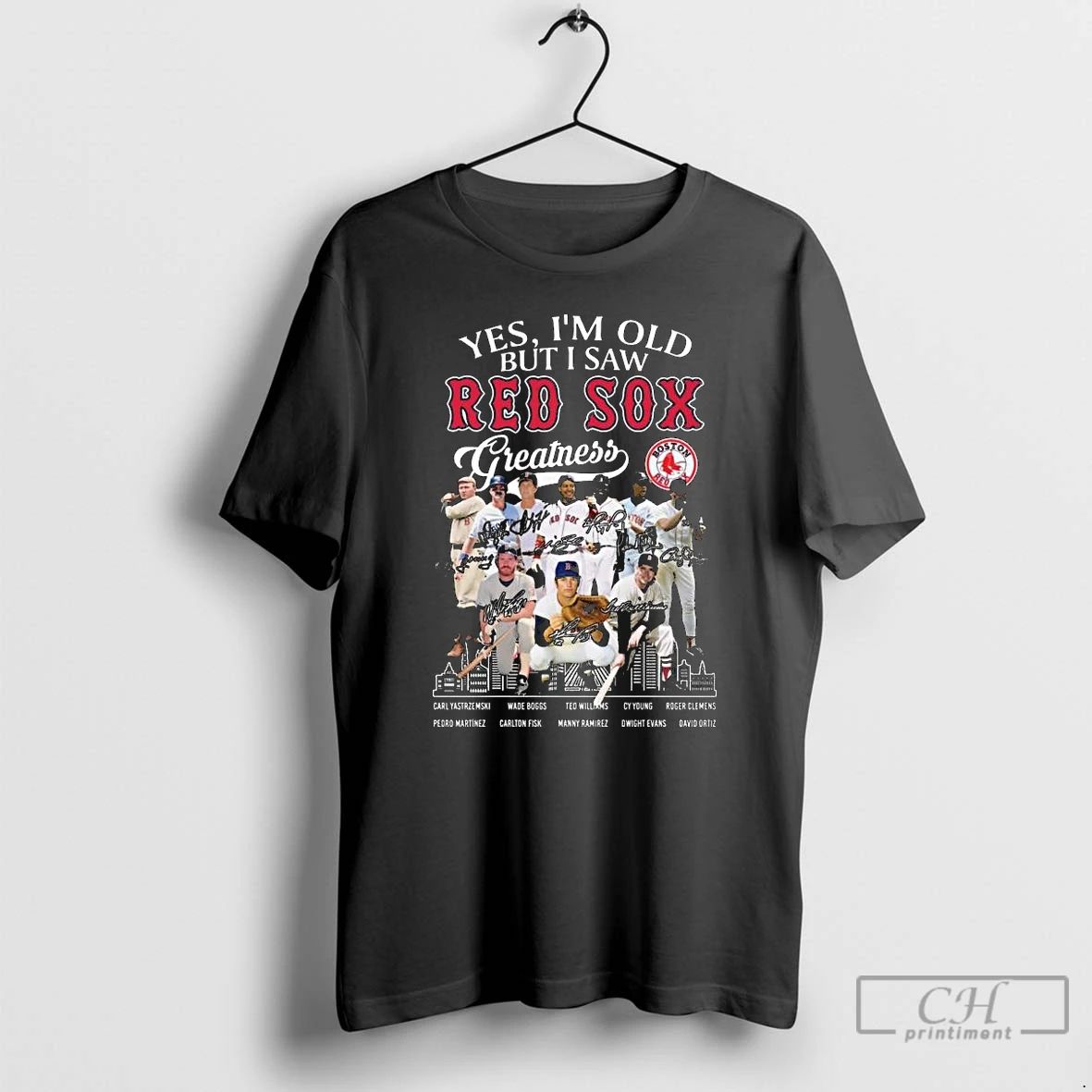 Premium Yes Im Old But I Saw Boston Red Sox Greatness 2025 Postseason Skyline Signatures