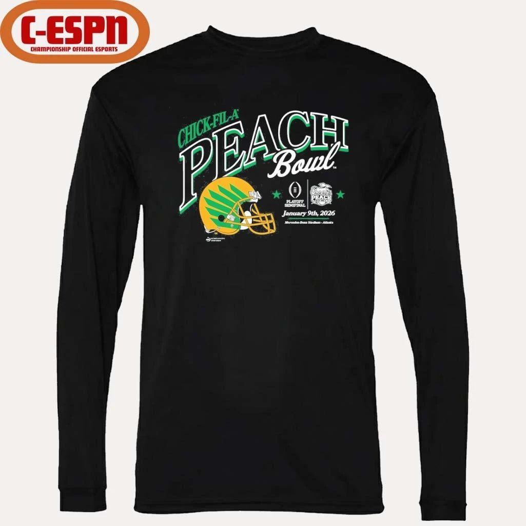 OREGON Ducks 2026 Chick-fil-A Peach Bowl January 9th Shirt